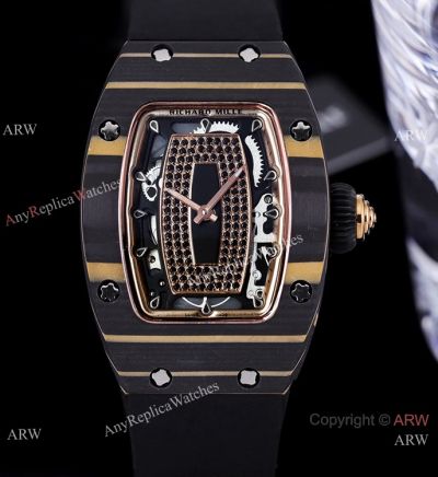 Swiss Replica Richard Mille Lady RM07 watch Quartz fiber 31mm